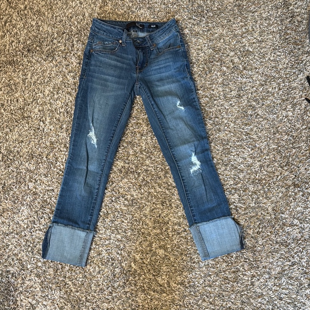 1822 cuffed denim